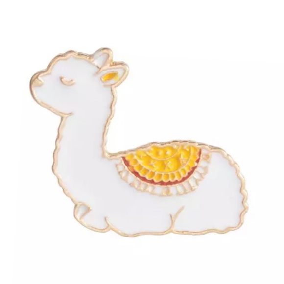 Jewelry - 4/$20 Cute Sleeping Llama Alpaca Enamel Pin